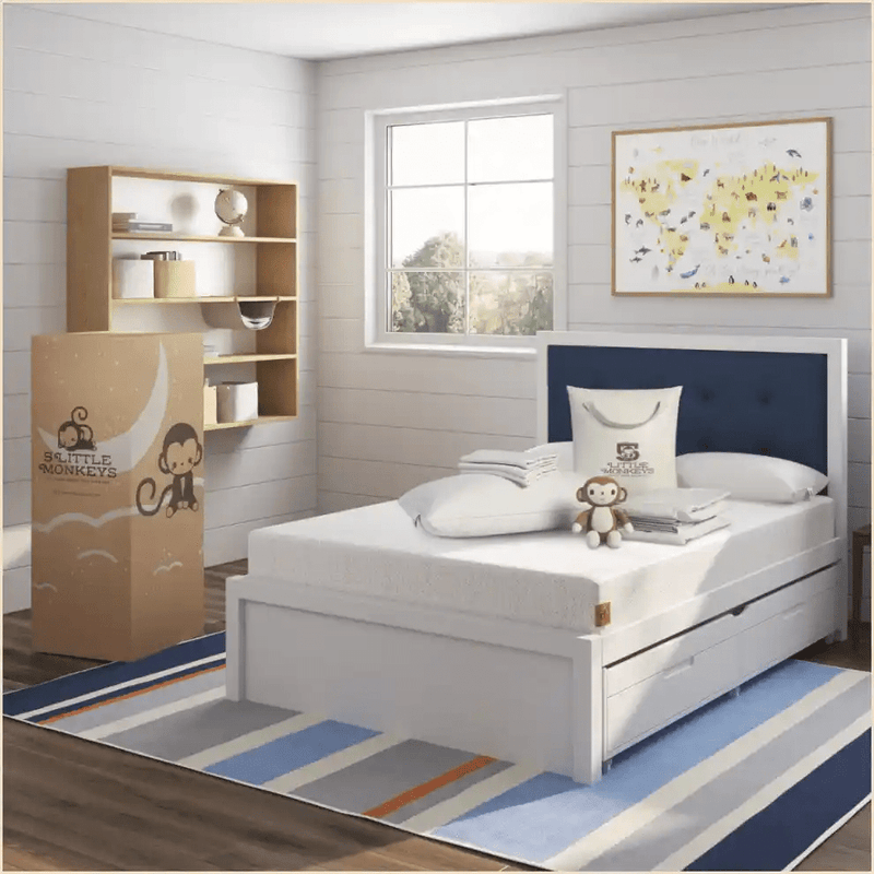 8" Original Memory Foam Mattress + Bedding Bundle - 8xf-4