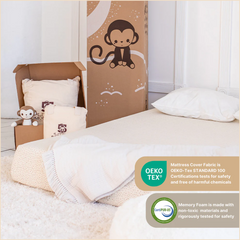 8" Original Memory Foam Mattress + Bedding Bundle - 8xf-6